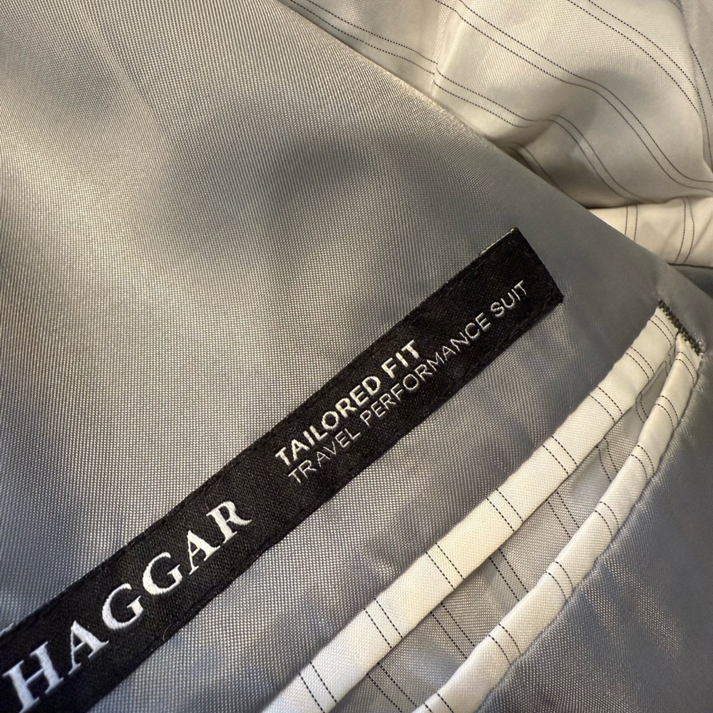 Haggar Men's Charcoal Suit Jacket - Picture 10 of 10